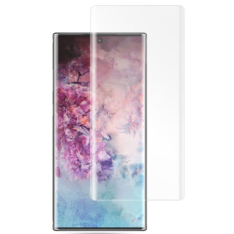 Захисне скло AMORUS 3D Curved UV для Samsung Galaxy Note 10 Plus (N975) (без лампи): фото 1 з 11