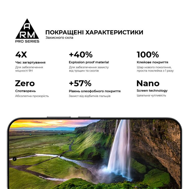 Защитное стекло ArmorStandart Pro 5D для Xiaomi Redmi A7 Pro - Black: фото 5 из 7