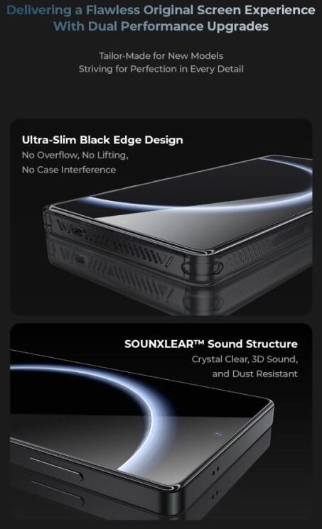 Защитное стекло BENKS GlassWarrior для Samsung Galaxy S25 Ultra (S938) - Black: фото 12 из 13