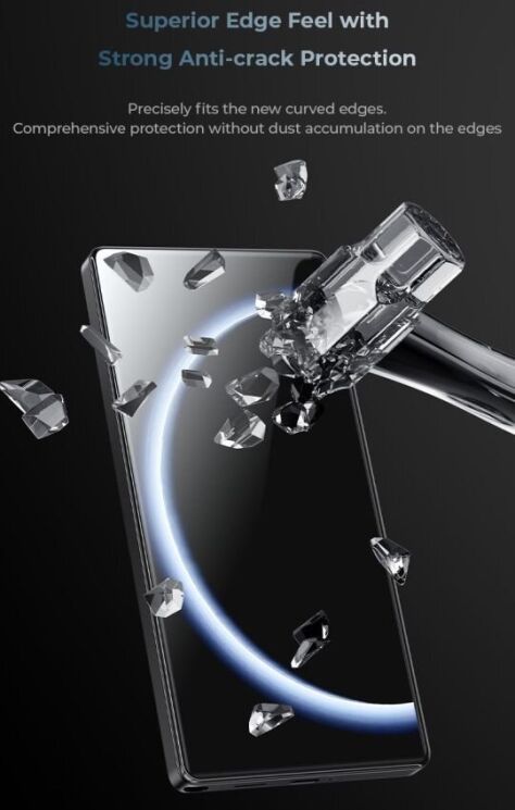 Защитное стекло BENKS GlassWarrior для Samsung Galaxy S25 Ultra (S938) - Black: фото 11 из 13