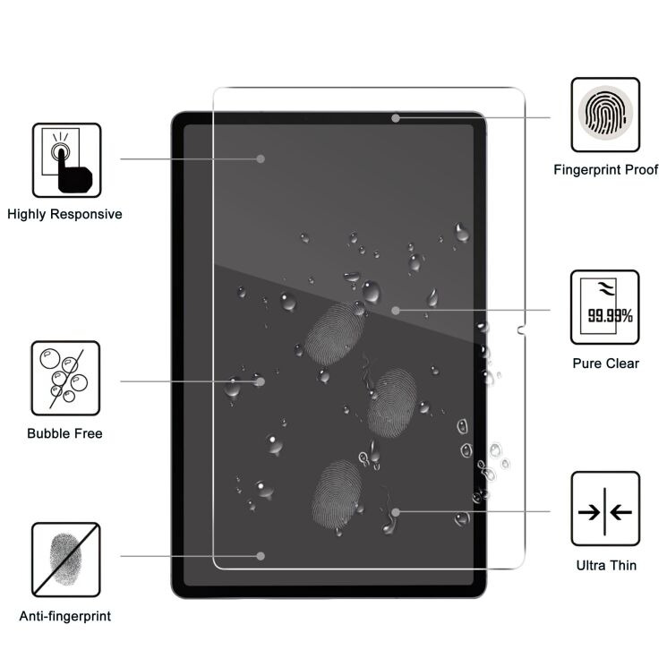 Защитное стекло Deexe Clear Glass для Samsung Galaxy Tab S12 Ultra (435706) Защитное стекло Deexe Clear Glass для Samsung Galaxy Tab S12 Ultra: фото 2 из 4