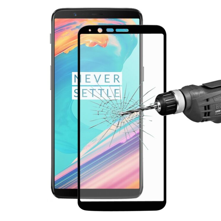 Защитное стекло ENKAY 2.5D Full Coverage для OnePlus 5T - Black: фото 1 из 6