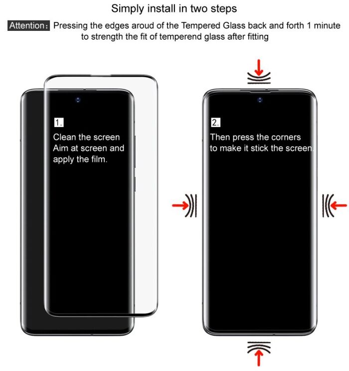 Защитное стекло IMAK 3D Curved Full Covering (Fingerprint Unlock) для Realme 16 Pro Plus - Black (428520B) Защитное стекло IMAK 3D Curved Full Covering (Fingerprint Unlock) для Realme 16 Pro Plus - Black: фото 5 из 10