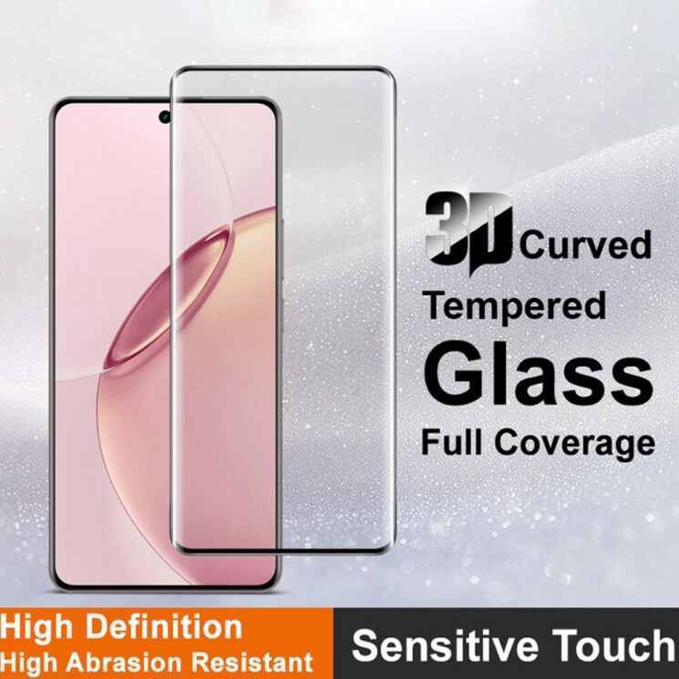 Защитное стекло IMAK 3D Curved Full Covering (Fingerprint Unlock) для Realme 16 Pro Plus - Black (428520B) Защитное стекло IMAK 3D Curved Full Covering (Fingerprint Unlock) для Realme 16 Pro Plus - Black: фото 6 из 10