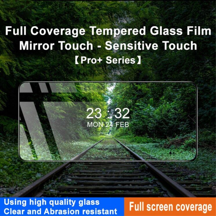 Защитное стекло IMAK 5D Pro+ Full Glue для Realme C67 - Black: фото 3 из 8