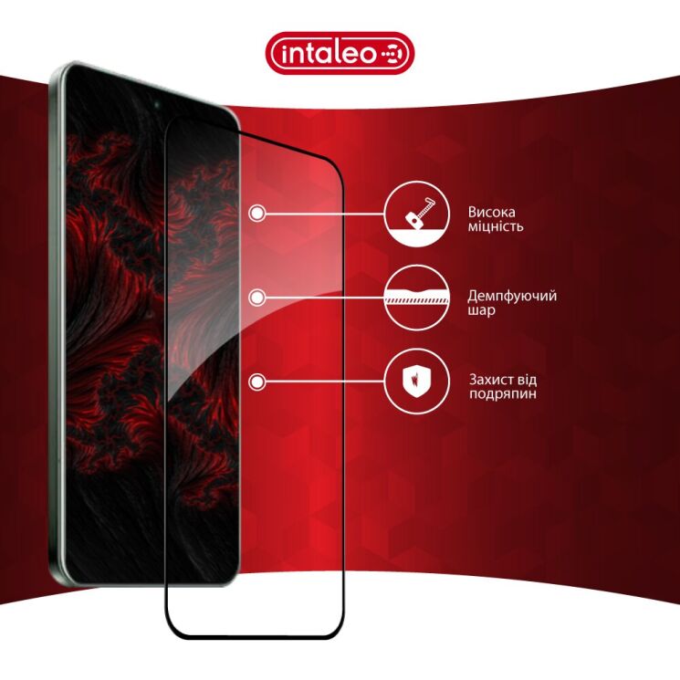 Захисне скло Intaleo Full Glue для Xiaomi Redmi Note 15 Pro Plus - Black: фото 5 з 8