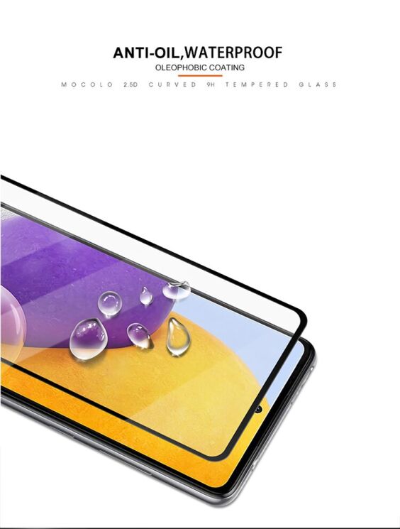 Защитное стекло MOCOLO Full Glue Cover для Samsung Galaxy A32 (А325) - Black: фото 6 из 9