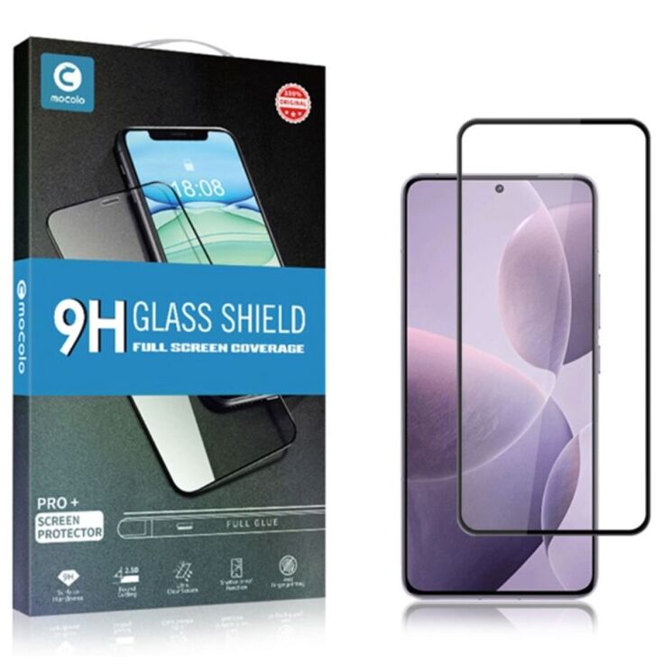 Защитное стекло MOCOLO Full Glue Cover для Xiaomi Poco F6 Pro - Black: фото 7 из 7
