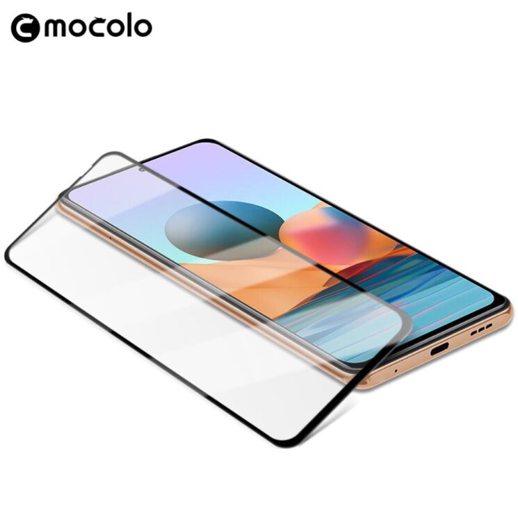 Защитное стекло MOCOLO Full Glue Cover для Xiaomi Redmi Note 10 Pro - Black: фото 7 из 8