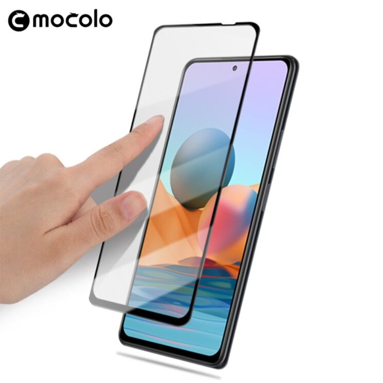 Защитное стекло MOCOLO Full Glue Cover для Xiaomi Redmi Note 10 Pro - Black: фото 8 из 8