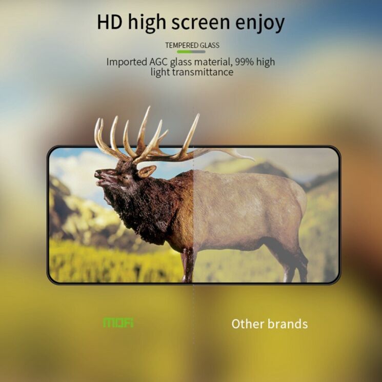 Защитное стекло MOFI 3D Curved Edge для Xiaomi Mi 10T / Mi 10T Pro - Black: фото 12 из 14