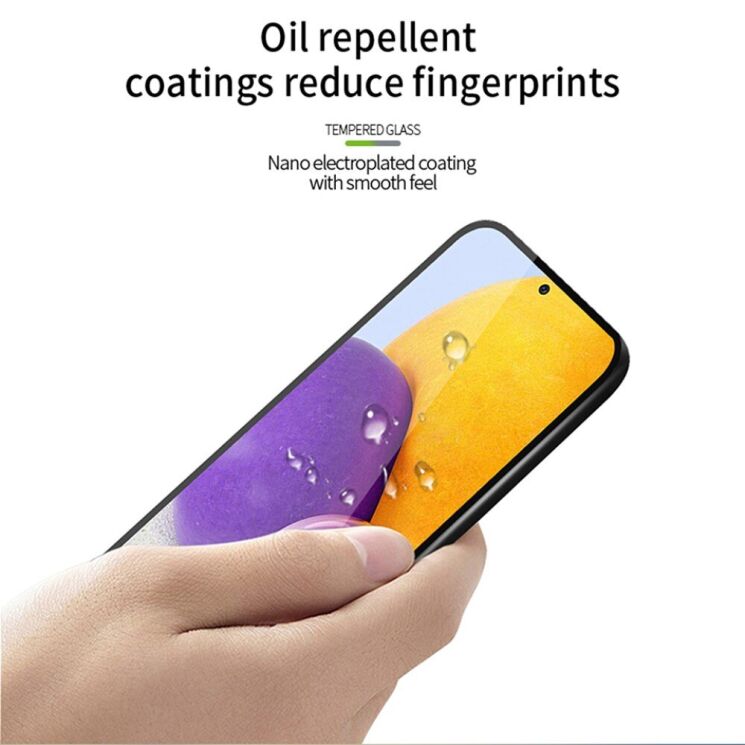 Защитное стекло MOFI Full Glue Protect для Samsung Galaxy A73 - Black: фото 10 из 13