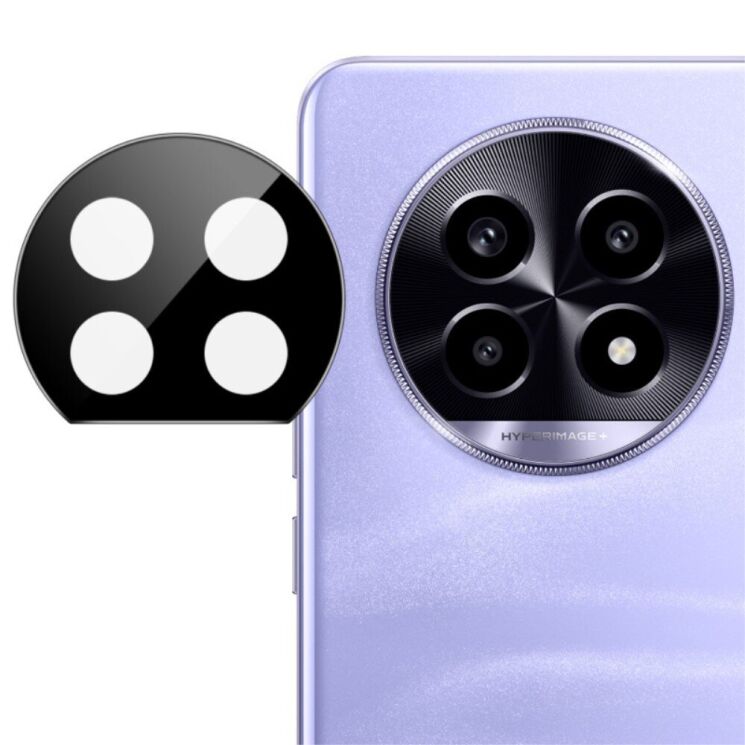 Защитное стекло на камеру IMAK Black Glass Lens для Realme 13 Pro / 13 Pro Plus - Black: фото 1 из 9