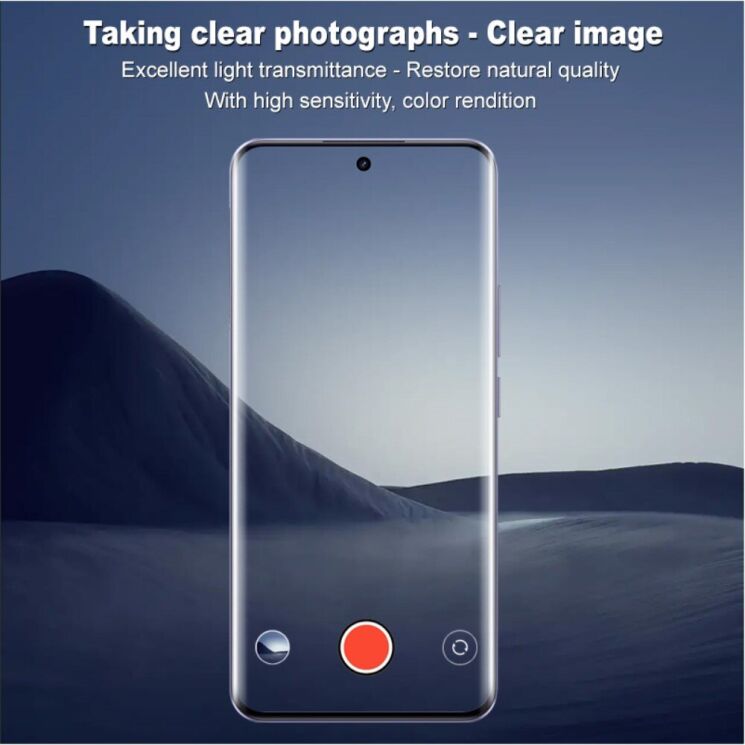 Защитное стекло на камеру IMAK Black Glass Lens для Realme 13 Pro / 13 Pro Plus - Black: фото 5 из 9