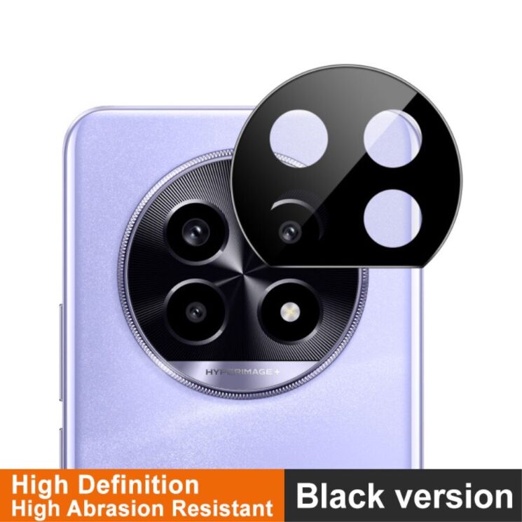 Защитное стекло на камеру IMAK Black Glass Lens для Realme 13 Pro / 13 Pro Plus - Black: фото 4 из 9