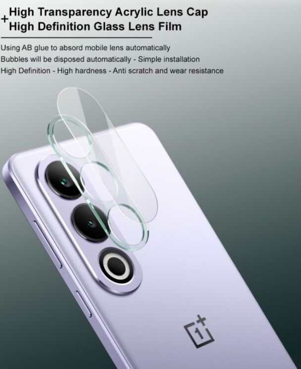 Защитное стекло на камеру IMAK Integrated Lens Protector для OnePlus Ace 3V: фото 8 из 13