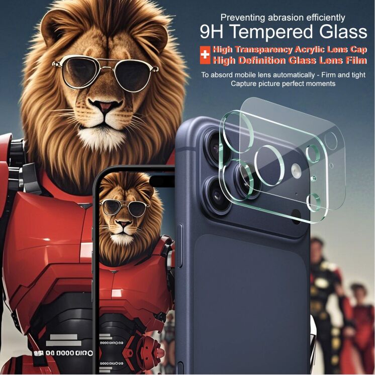 Захисне скло на камеру IMAK Lens Protector для iPhone 18 Pro: фото 4 з 7