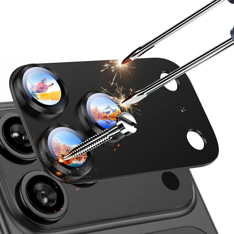 Захисне скло на камеру RURIHAI High Lens Protector для iPhone 18 Pro Max - Black (423885B) Захисне скло на камеру RURIHAI High Lens Protector для iPhone 18 Pro Max - Black: фото 4 з 6