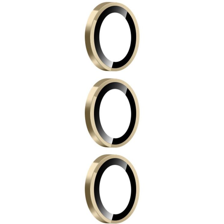 Защитное стекло на камеру RURIHAI Lens Protector для Samsung Galaxy S26 Plus (S947) / Galaxy S26 (S942) - Gold: фото 3 из 6