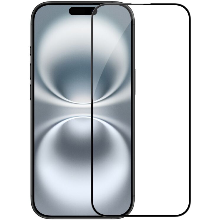 Защитное стекло NILLKIN 3D CP+ MAX для Apple iPhone 16 Plus - Black: фото 1 из 20