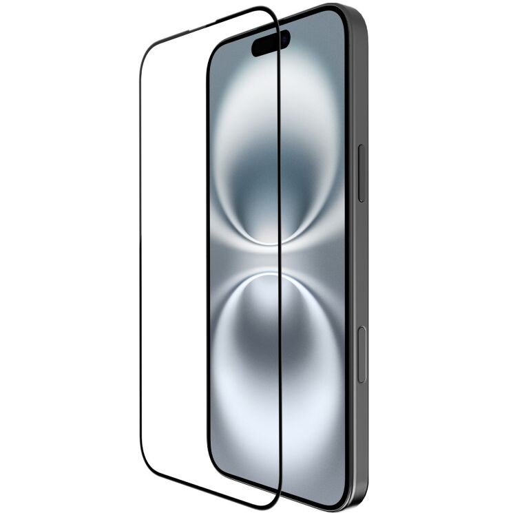 Защитное стекло NILLKIN 3D CP+ MAX для Apple iPhone 16 Plus - Black: фото 4 из 20