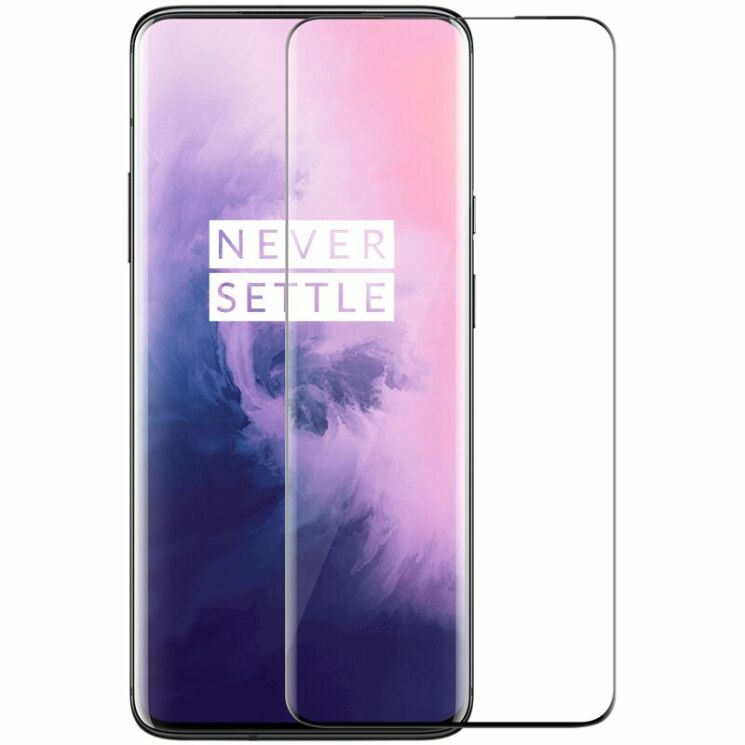 Захисне скло NILLKIN 3D DS+MAX для OnePlus 7 Pro - Black: фото 1 з 21
