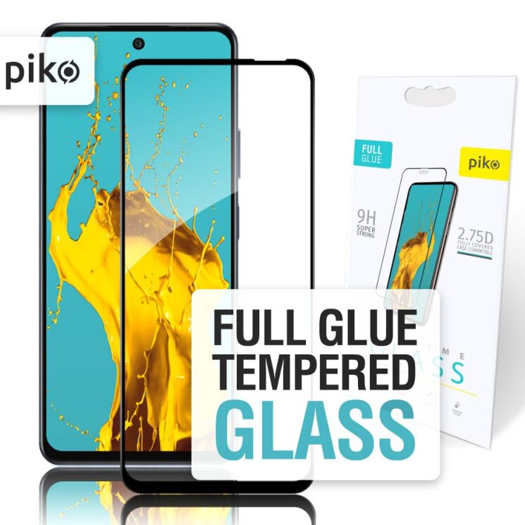 Защитное стекло Piko Full Glue для Infinix Hot 50 - Black: фото 1 из 5