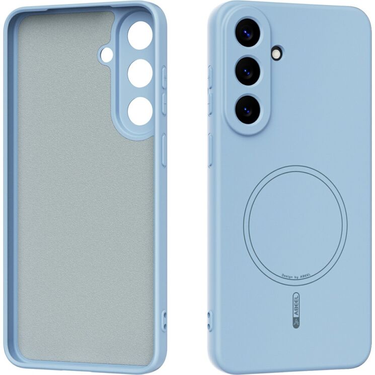 Защитный чехол ABEEL Lyra Skin with MagSafe для Samsung Galaxy S26 FE - Sky Blue: фото 1 из 7