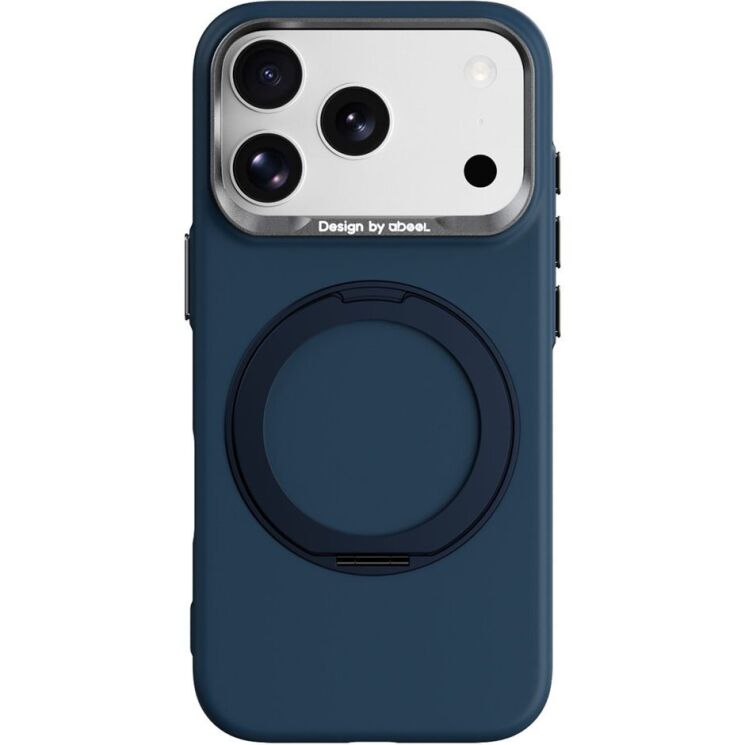 Захисний чохол ABEEL Silk Ring Magnetic для iPhone 18 Pro / 17 Pro - Dark Blue: фото 1 з 7