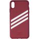 Захисний чохол Adidas 3-Stripes Snap для Apple iPhone XS Max - Maroon Red (208870R). Фото 2 з 9