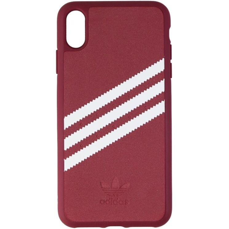 Захисний чохол Adidas 3-Stripes Snap для Apple iPhone XS Max - Maroon Red: фото 2 з 9
