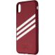 Захисний чохол Adidas 3-Stripes Snap для Apple iPhone XS Max - Maroon Red (208870R). Фото 3 з 9