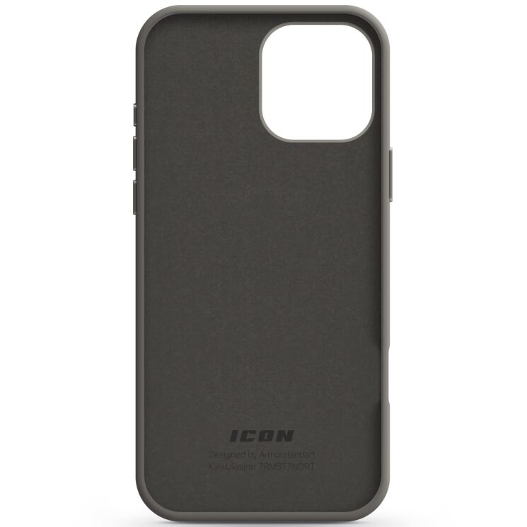 Защитный чехол ArmorStandart ICON2 Case для Apple iPhone 16 Pro Max - Stone Grey: фото 2 из 9
