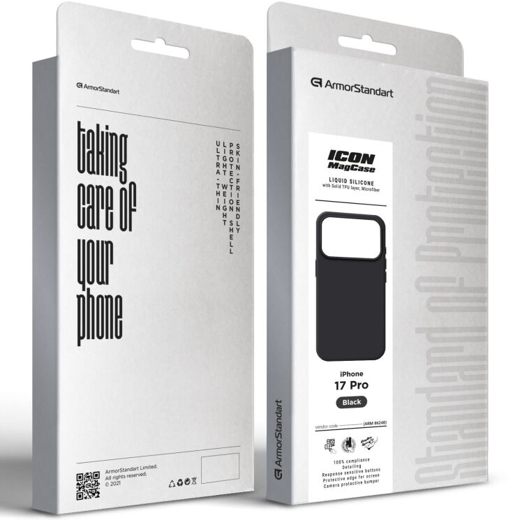 Захисний чохол ArmorStandart ICON2 MagSafe для iPhone 17 Pro - Black: фото 2 з 2