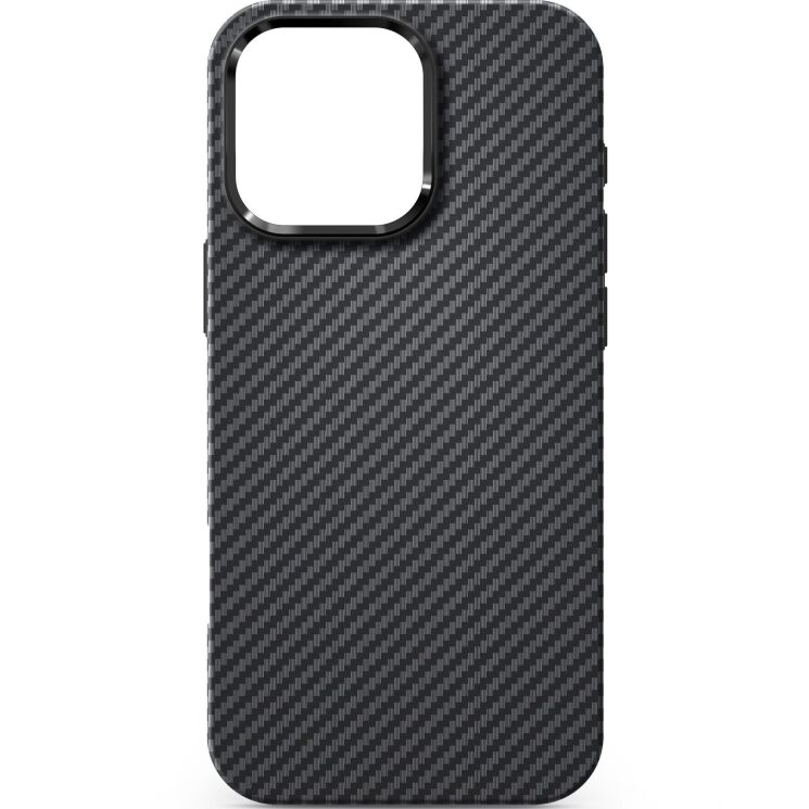 Защитный чехол ArmorStandart LikeCarbon2 MagCase для Apple iPhone 16 Pro Max - Black: фото 1 из 2