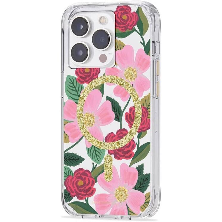 Защитный чехол Case-Mate Rifle Paper Co with MagSafe для Apple iPhone 14 Pro (RP049234) - Rose Garden: фото 5 из 5