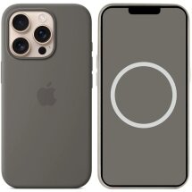 Защитный чехол Copiex Silicone Case with MagSafe для Apple iPhone 16 Pro Max - Stone Grey: фото 1 из 3