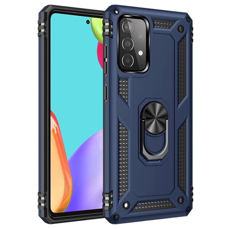 Захисний чохол Deexe Armor Case для Samsung Galaxy A52 (A525) / A52s (A528) - Blue: фото 2 з 5