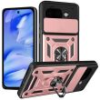 Защитный чехол Deexe Armor Shield для Google Pixel 9a - Rose Gold (375461RG)