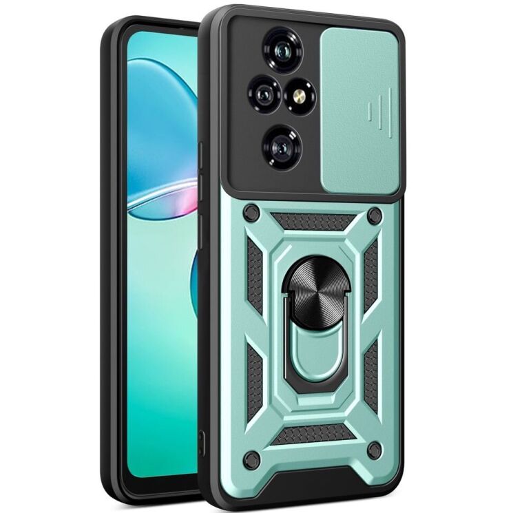 Защитный чехол Deexe Armor Shield для Honor 200 Pro - Green: фото 1 из 8