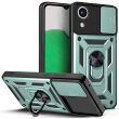Чехол с защитой камеры Deexe Armor Shield для Samsung Galaxy A03 Core (A032) - Green (293536G)