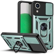 Захисний чохол Deexe Armor Shield для Samsung Galaxy A03 Core (A032) - Green: фото 1 з 8