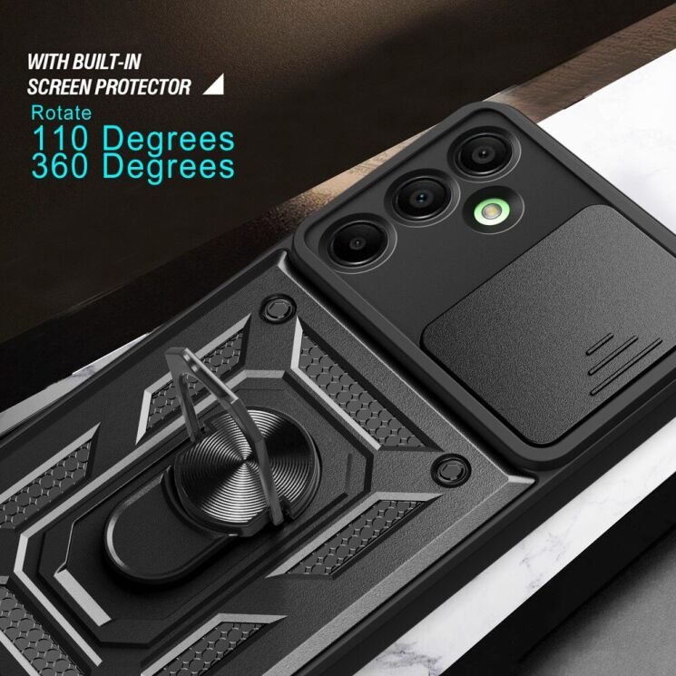 Защитный чехол Deexe Armor Shield для Samsung Galaxy A16 (A165) - Black: фото 7 из 8