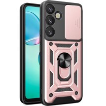Защитный чехол Deexe Armor Shield для Samsung Galaxy S25 Plus (S936) - Rose Gold: фото 1 из 10