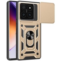 Защитный чехол Deexe Armor Shield для Xiaomi 14T Pro - Gold: фото 1 из 7