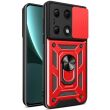 Защитный чехол Deexe Armor Shield для Xiaomi Redmi Note 13 Pro 4G / Poco M6 Pro - Red (345742R)