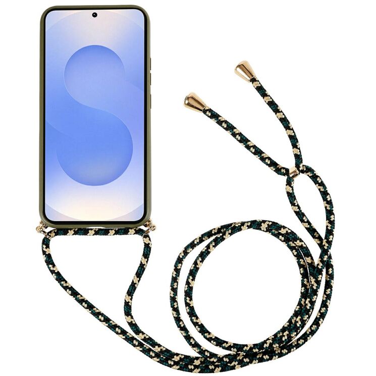 Защитный чехол Deexe Astra Case для Samsung Galaxy S26 Plus - Army Green: фото 2 из 7