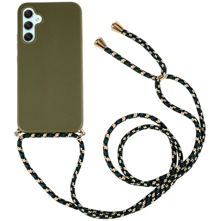 Защитный чехол Deexe Astra Case для Samsung Galaxy S26 Plus - Army Green: фото 1 из 7