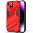 Захисний чохол Deexe Bibercas для Apple iPhone 15 Plus - Red (329420R)