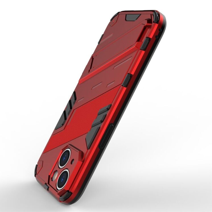 Захисний чохол Deexe Bibercas для Apple iPhone 15 Plus - Red: фото 3 з 7
